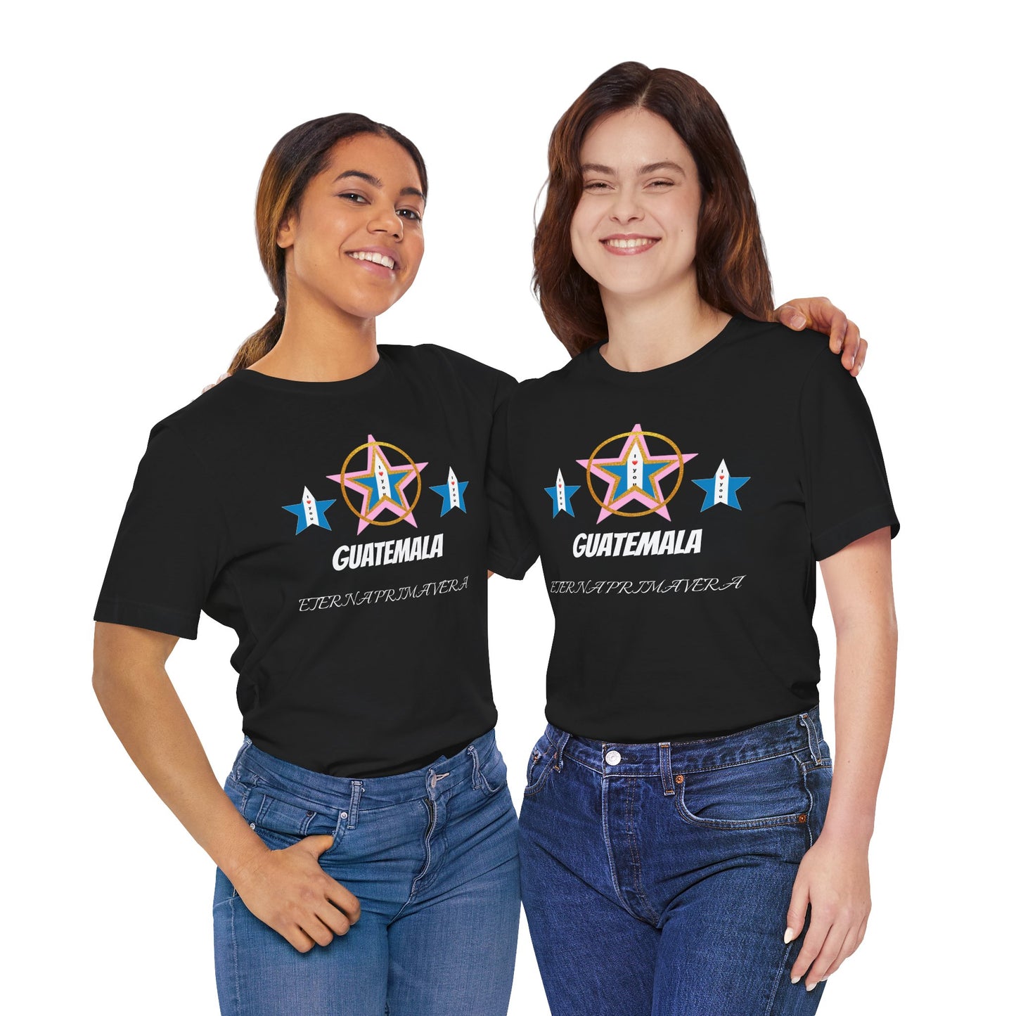 Guatemala Star Tee - Unisex Short Sleeve Shirt, Casual Wear, Travel Souvenir, Gift for Travelers, Summer Fashion, Unique Design