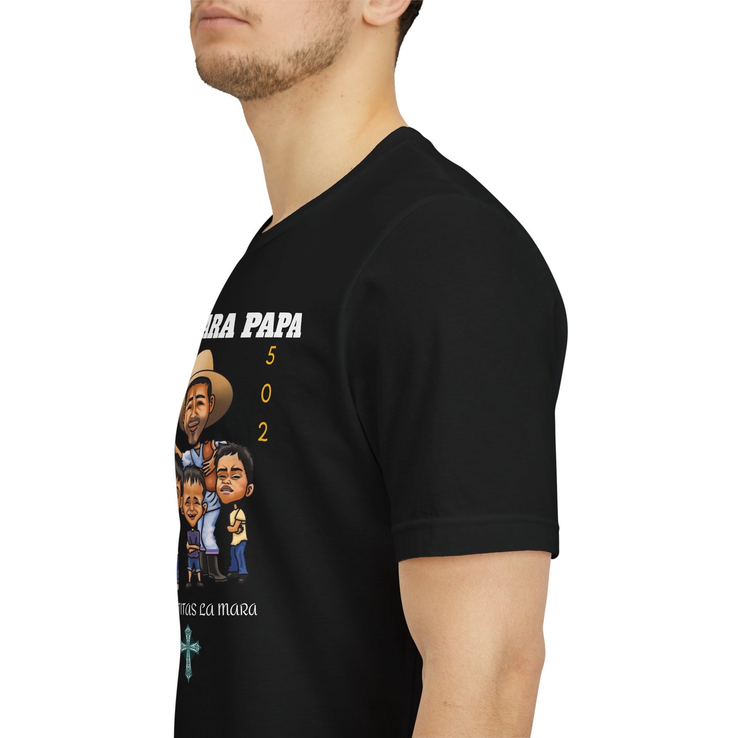 Playera Unisex “En Tu Cara Papa” con Arte Anime de Tío Chumilo y Su Equipo (XS–5XL)