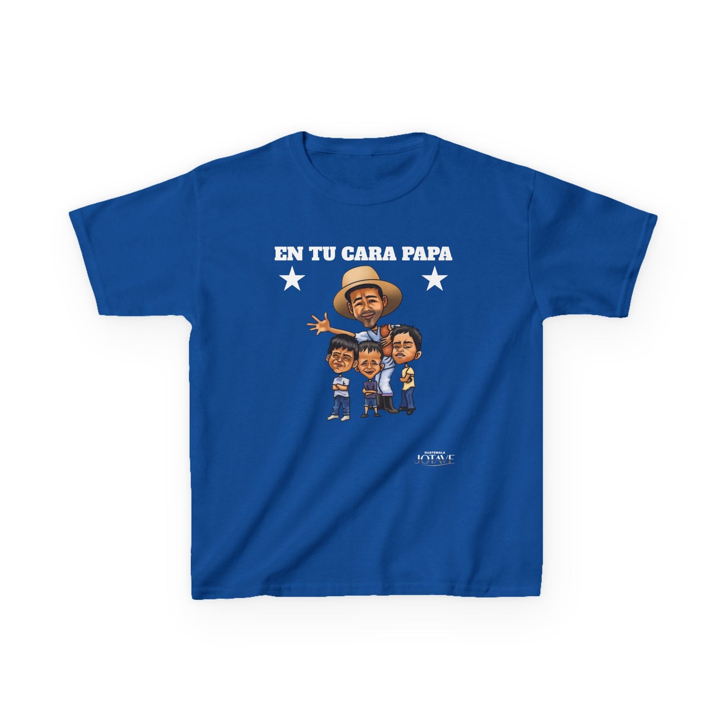 Kids Graphic Tee with 'En Tu Cara Papa' Design, Fun Gift for Boys, Unique Birthday Attire, Father's Day Celebration Shirt, Family Fun Wear