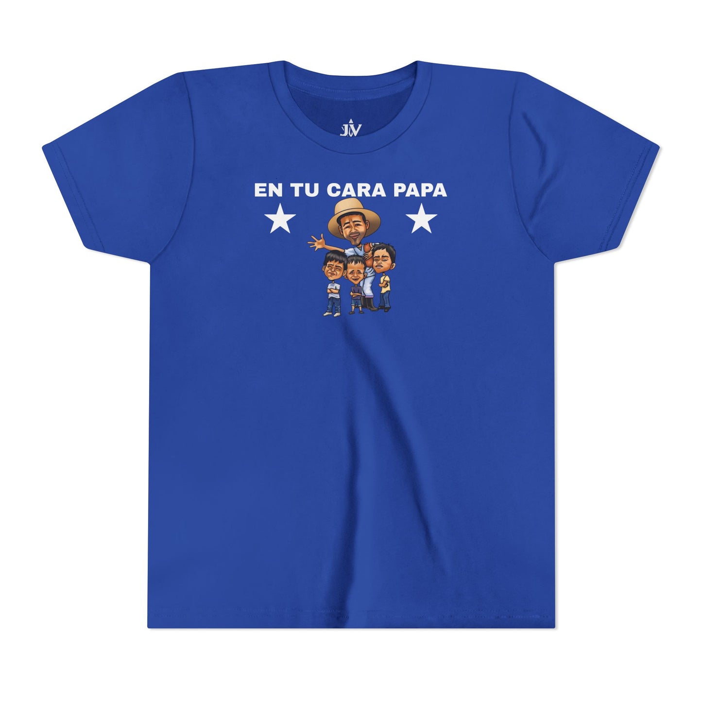 Playera Juvenil “En Tu Cara, Papá” – Colaboración Tío Chumilo x JV (S a XL)