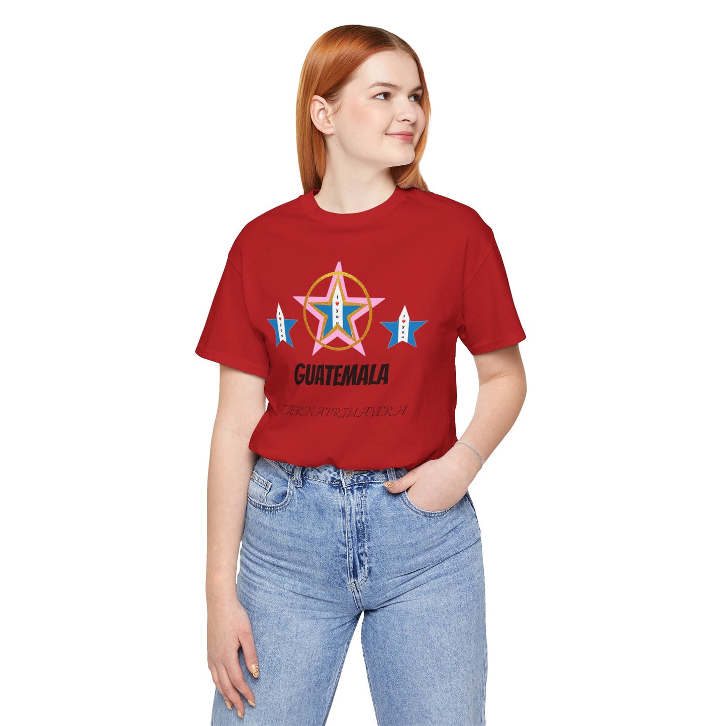 Guatemala Star Tee - Unisex Short Sleeve Shirt, Casual Wear, Travel Souvenir, Gift for Travelers, Summer Fashion, Unique Design