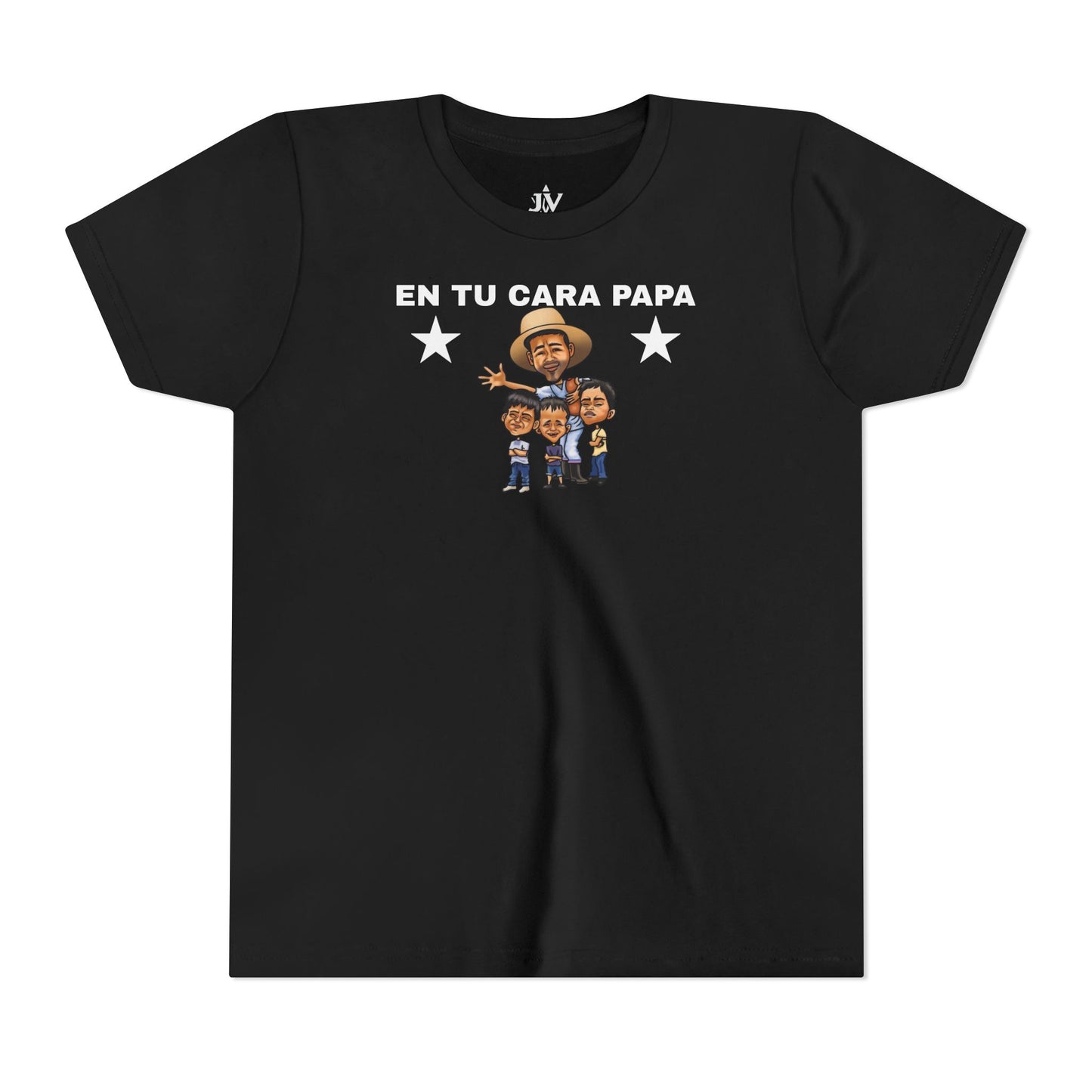 Playera Juvenil “En Tu Cara, Papá” – Colaboración Tío Chumilo x JV (S a XL)