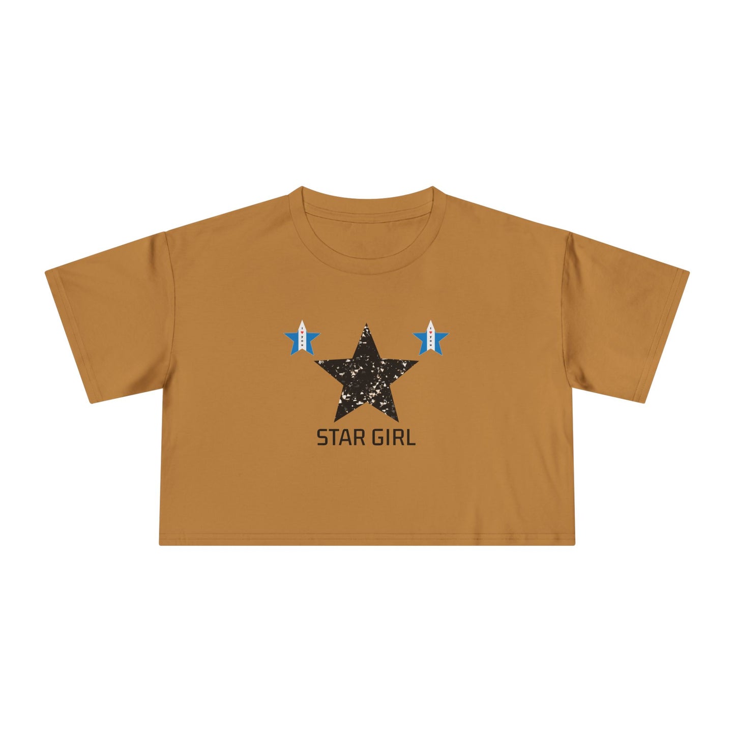 Camiseta corta para mujer "Star Girl" – elegante, moderna y casual, perfecta para el verano. Un regalo ideal con temática de estrellas para ella.