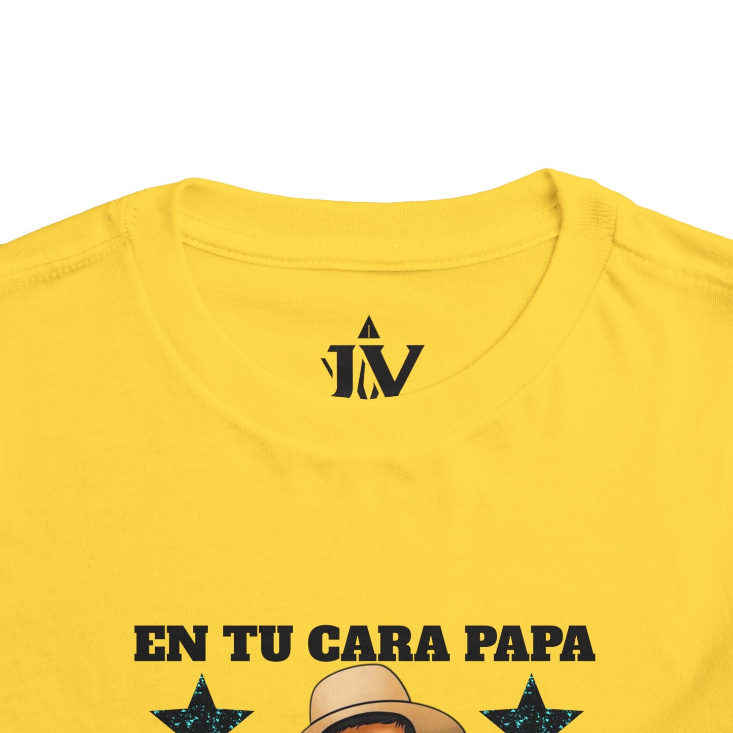 Toddler Short Sleeve Tee - Fun 'En Tu Cara Papa' Graphic T-Shirt, Kid's Birthday Gift, Playful Casual Wear, Summer Outing, Cute Family Tees