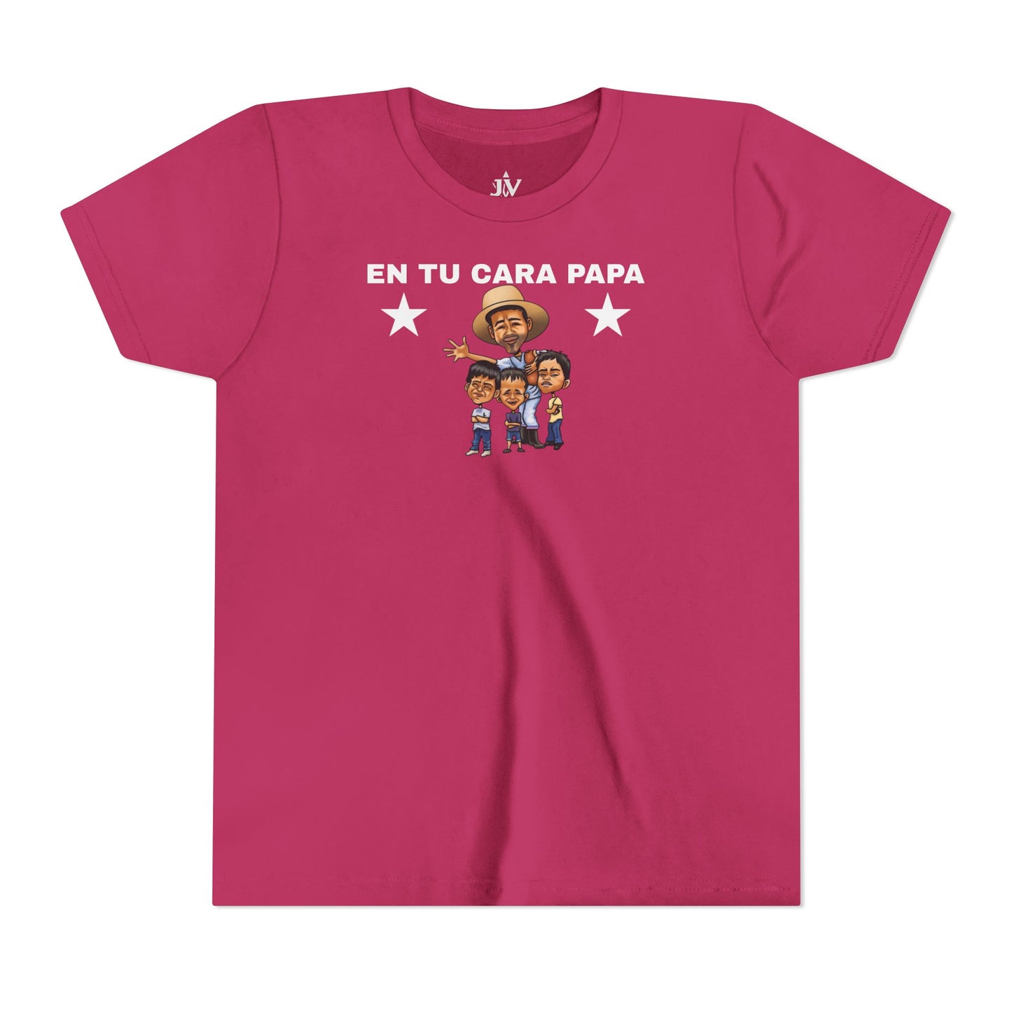 Playera Juvenil “En Tu Cara, Papá” – Colaboración Tío Chumilo x JV (S a XL)