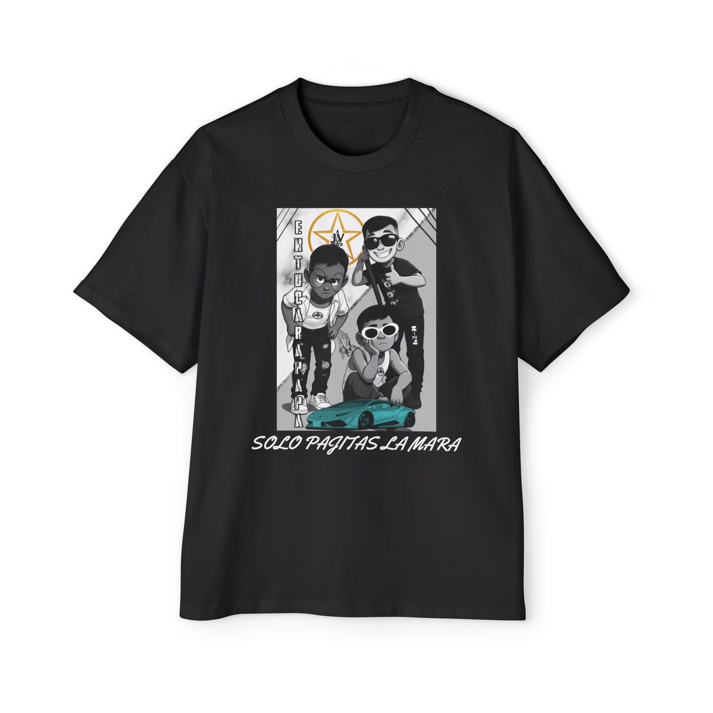 Men's Oversized Graphic Tee - Retro Noir Style, Streetwear Vibe, Hip Hop Culture, Urban Fashion, Gift for Him, Casual Cool