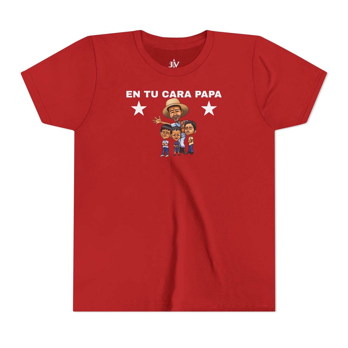 Playera Juvenil “En Tu Cara, Papá” – Colaboración Tío Chumilo x JV (S a XL)