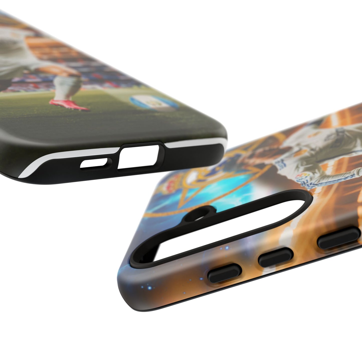 "Funda Oficial con Ronaldo y Real Madrid" "Pura Magia Blanca"