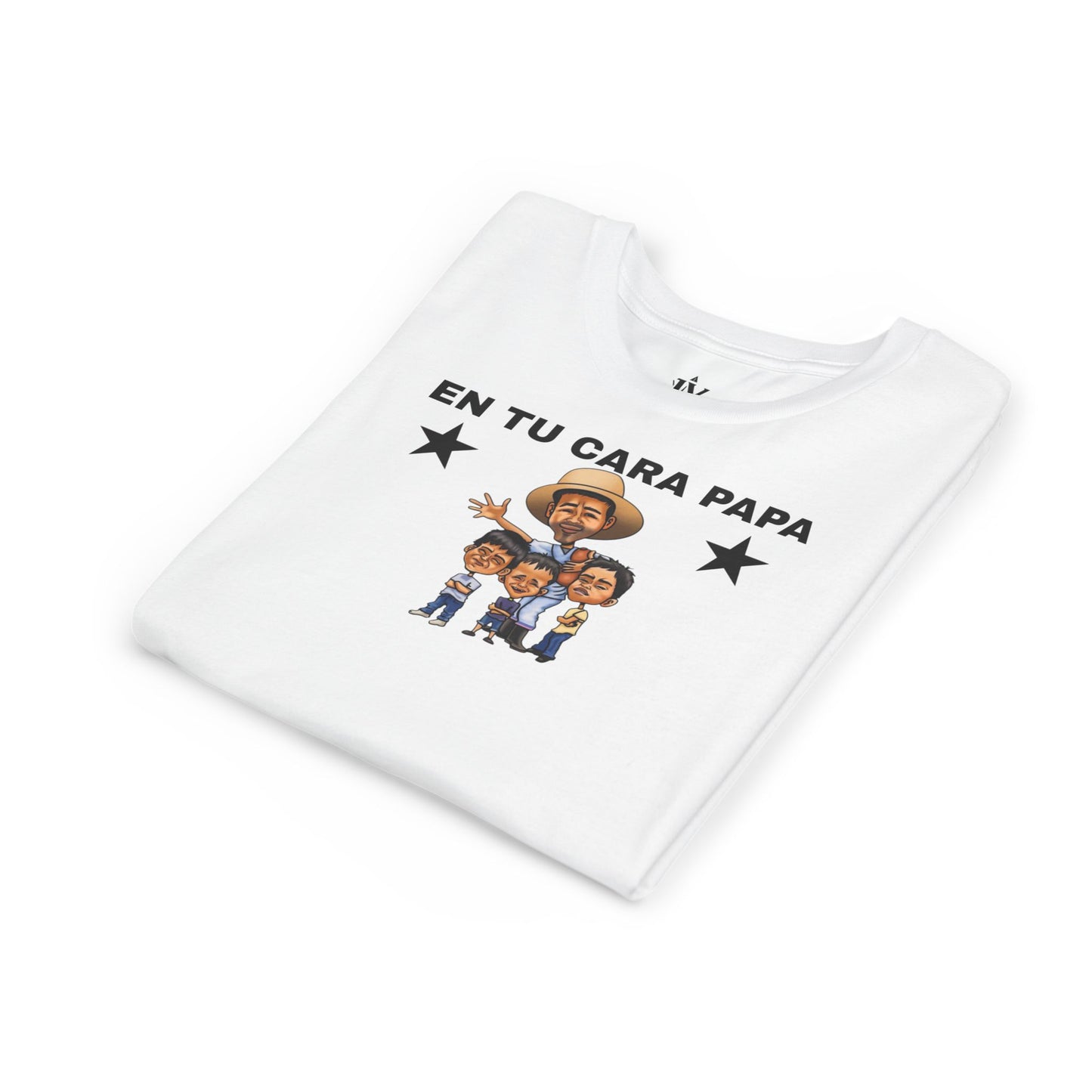 Playera Juvenil “En Tu Cara, Papá” – Colaboración Tío Chumilo x JV (S a XL)