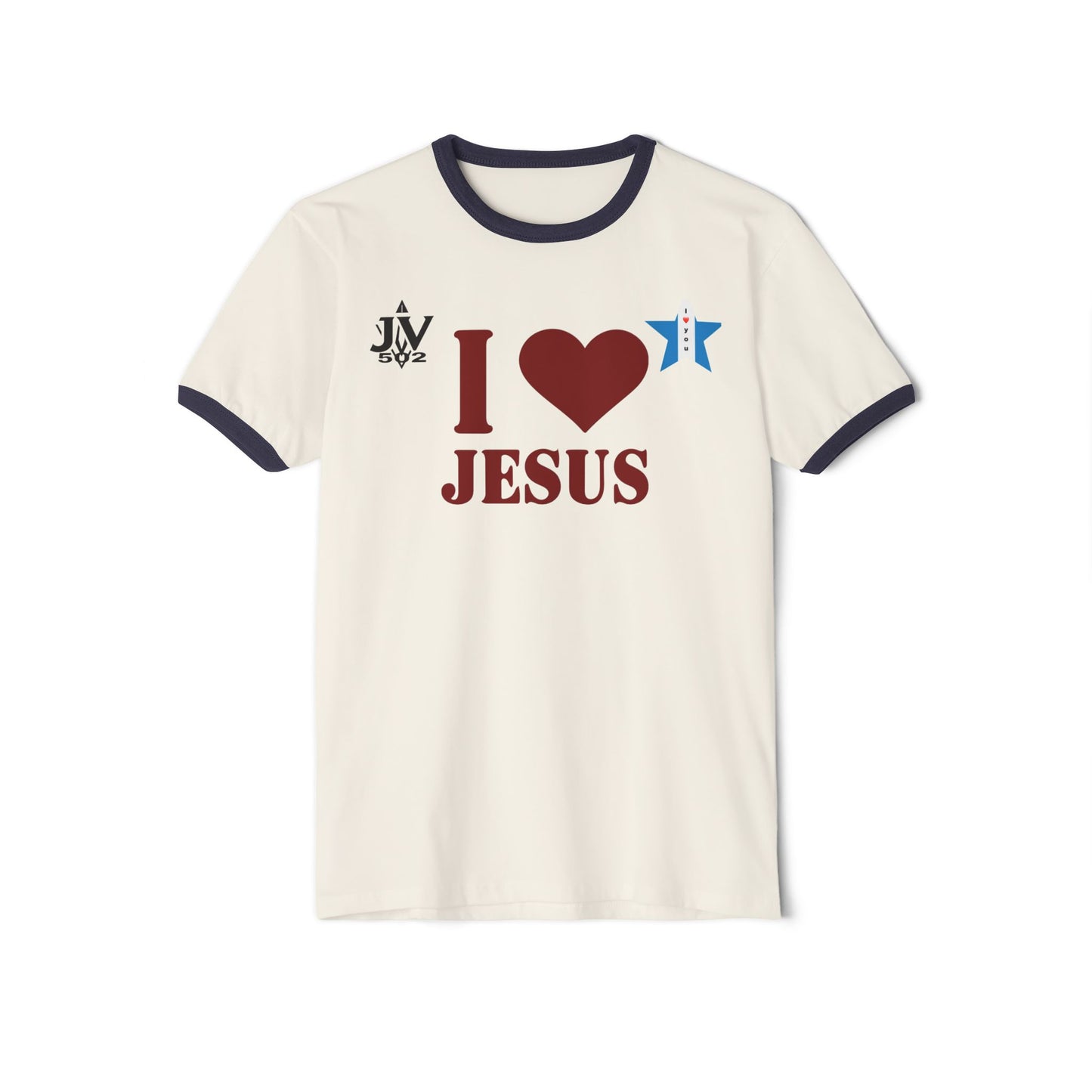 👕 Camiseta Unisex “Amo a Jesús” – Un Mensaje de Amor, Unidad Espiritual y Estilo para Vivir tu Fe en Familia y amigos