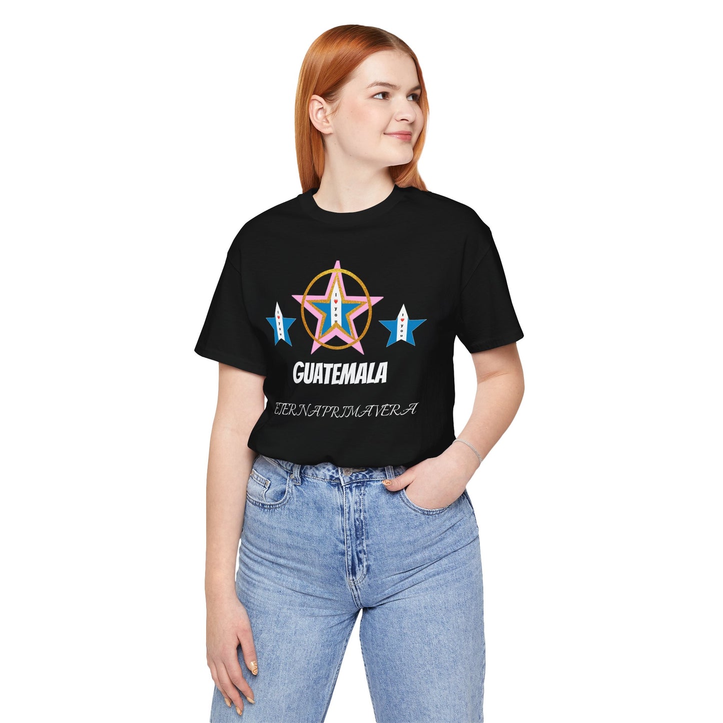 Guatemala Star Tee - Unisex Short Sleeve Shirt, Casual Wear, Travel Souvenir, Gift for Travelers, Summer Fashion, Unique Design