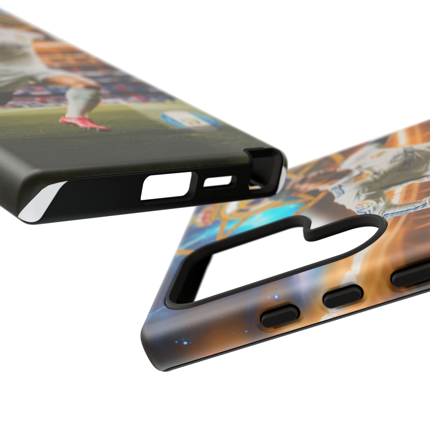 "Funda Oficial con Ronaldo y Real Madrid" "Pura Magia Blanca"