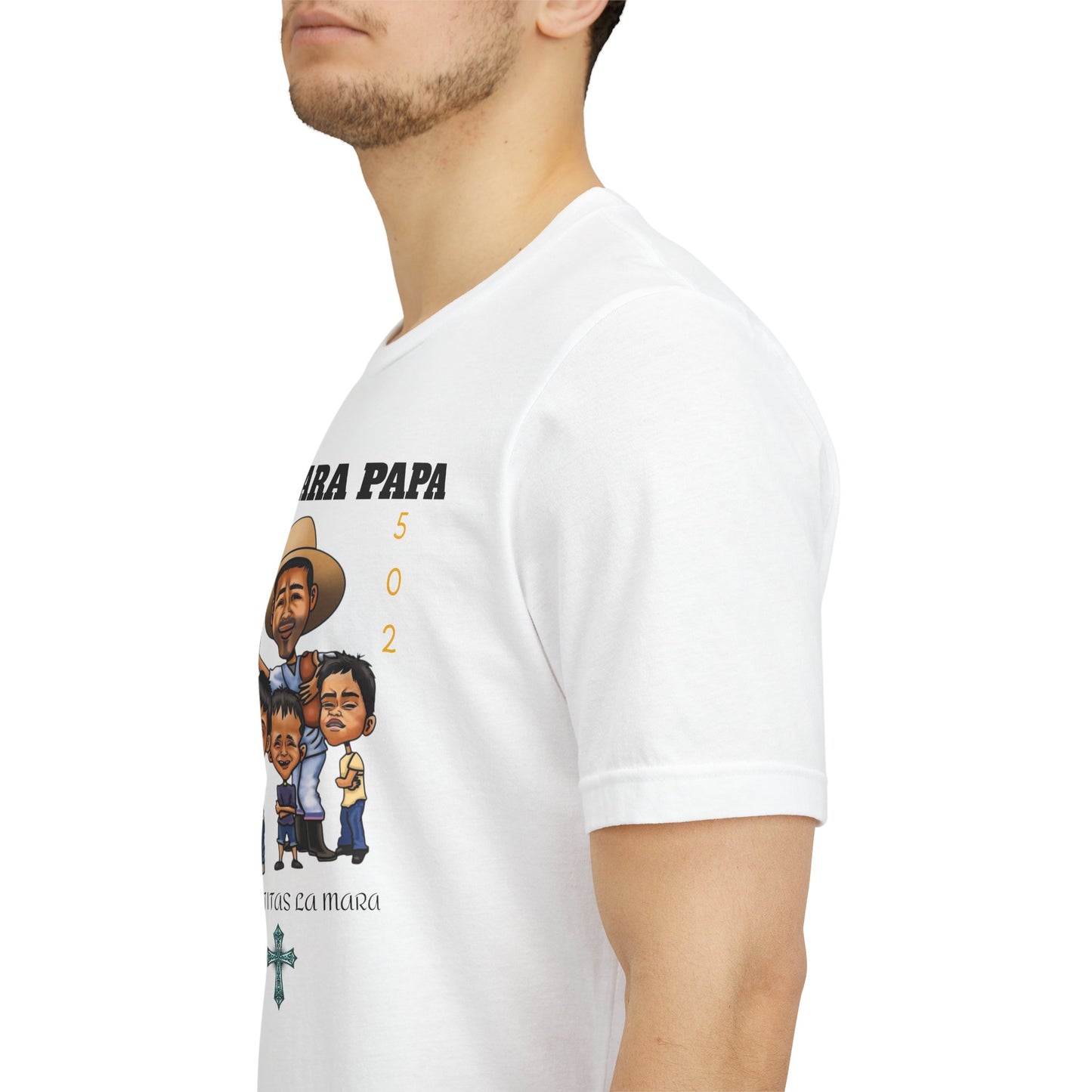 Playera Unisex “En Tu Cara Papa” con Arte Anime de Tío Chumilo y Su Equipo (XS–5XL)