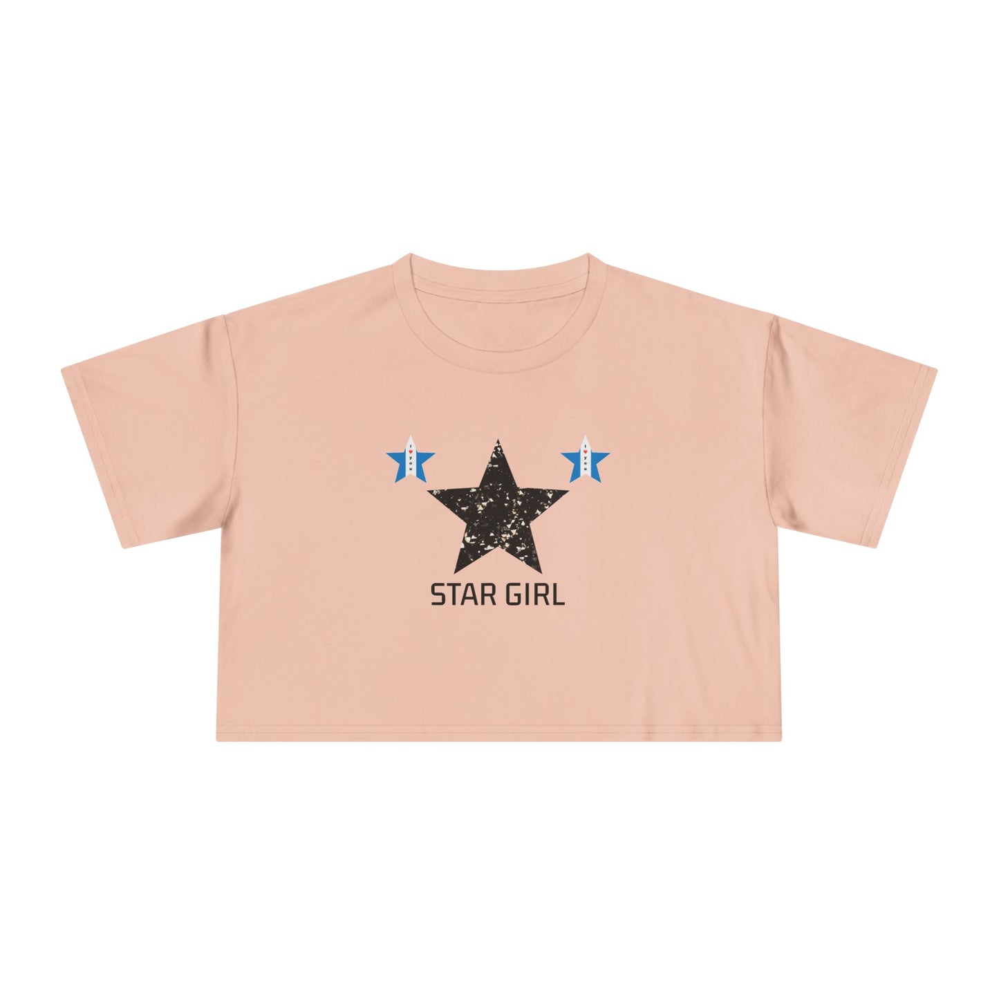 Camiseta corta para mujer "Star Girl" – elegante, moderna y casual, perfecta para el verano. Un regalo ideal con temática de estrellas para ella.