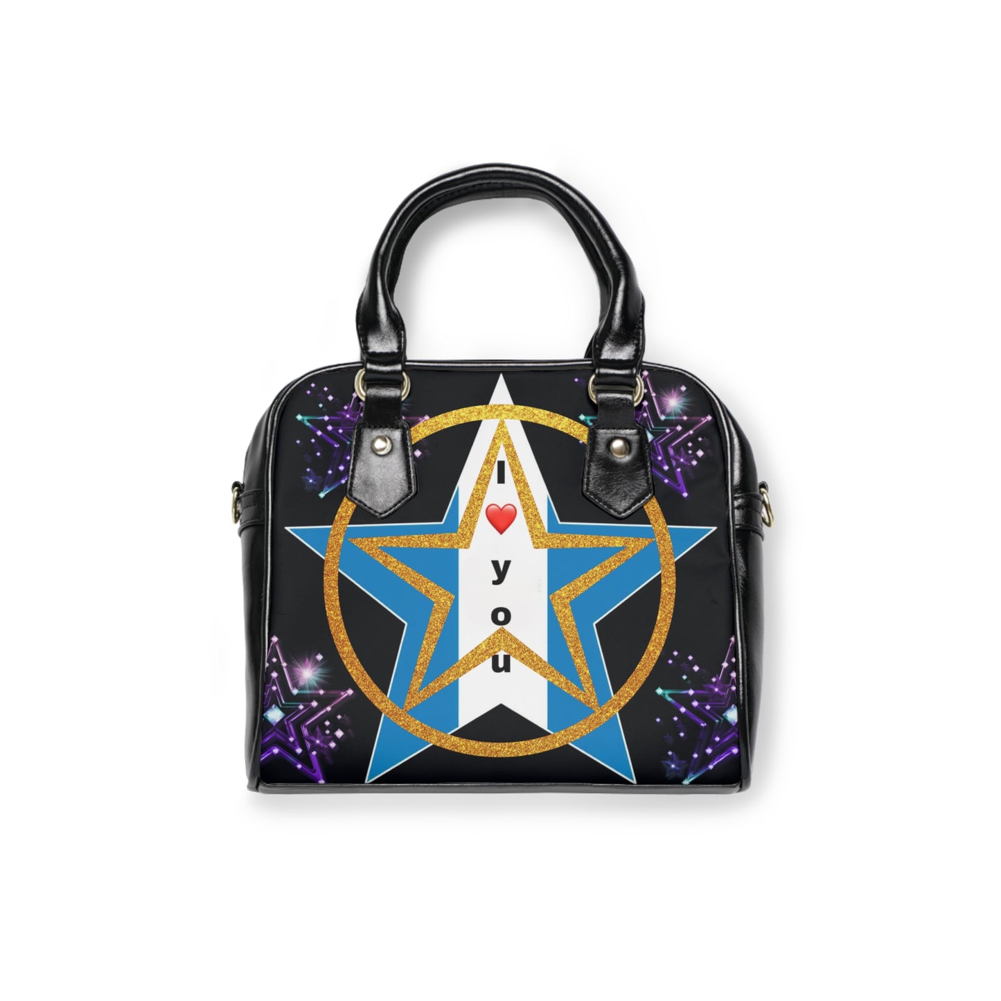 🌟🎒 Bolso Starry Love – Edición “Brilla Guatemala” Un homenaje a la luz interior de las mujeres guatemaltecas, con una estrella resplandeciente en azul y blanco que representa orgullo, sueños, raíces, y belleza cultural.