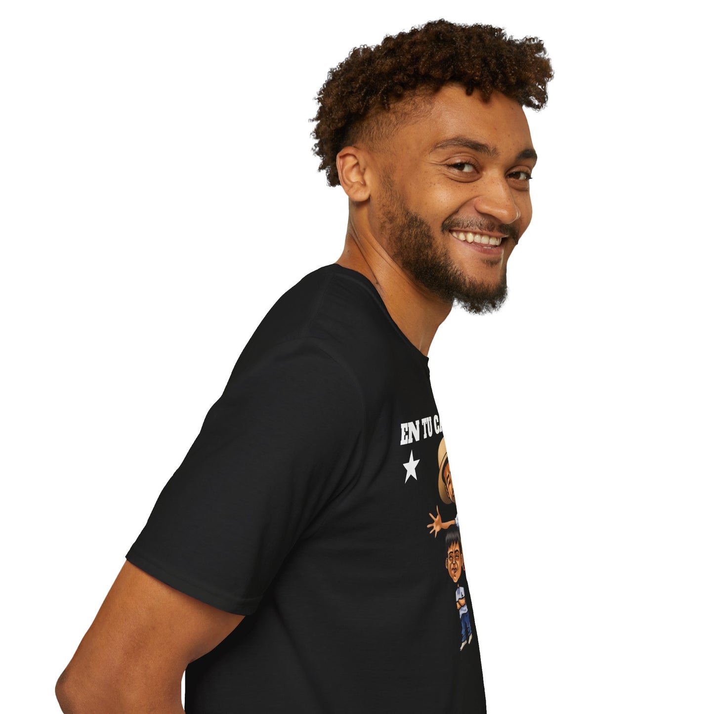 Edición accesible JV + Tío Chúmilo – “En tu cara papá” en tela Bella + Canvas