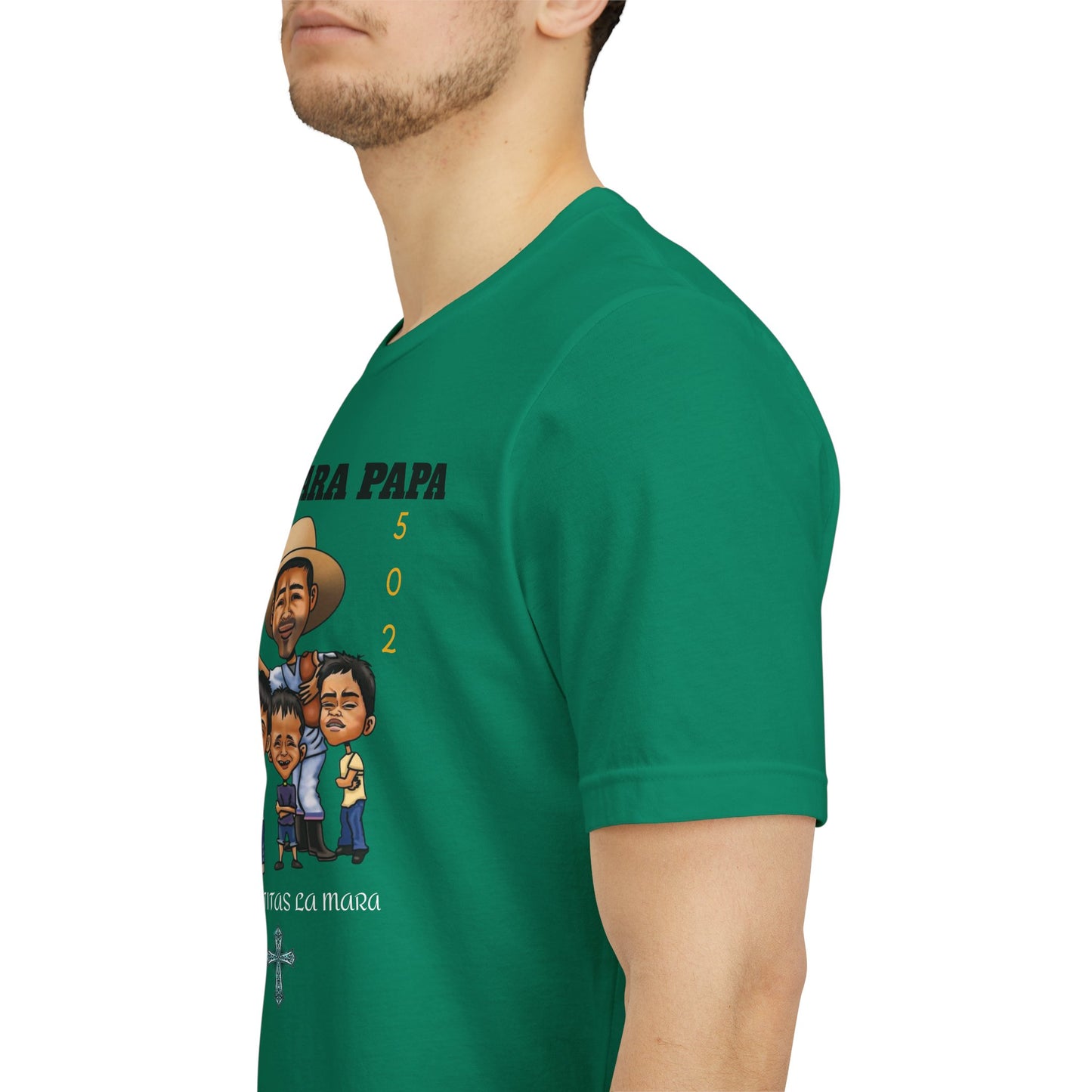 Playera Unisex “En Tu Cara Papa” con Arte Anime de Tío Chumilo y Su Equipo (XS–5XL)