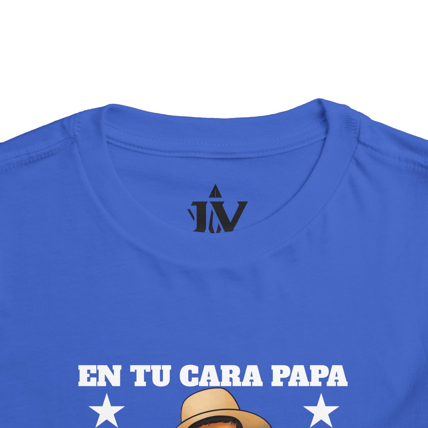 Toddler Short Sleeve Tee - Fun 'En Tu Cara Papa' Graphic T-Shirt, Kid's Birthday Gift, Playful Casual Wear, Summer Outing, Cute Family Tees