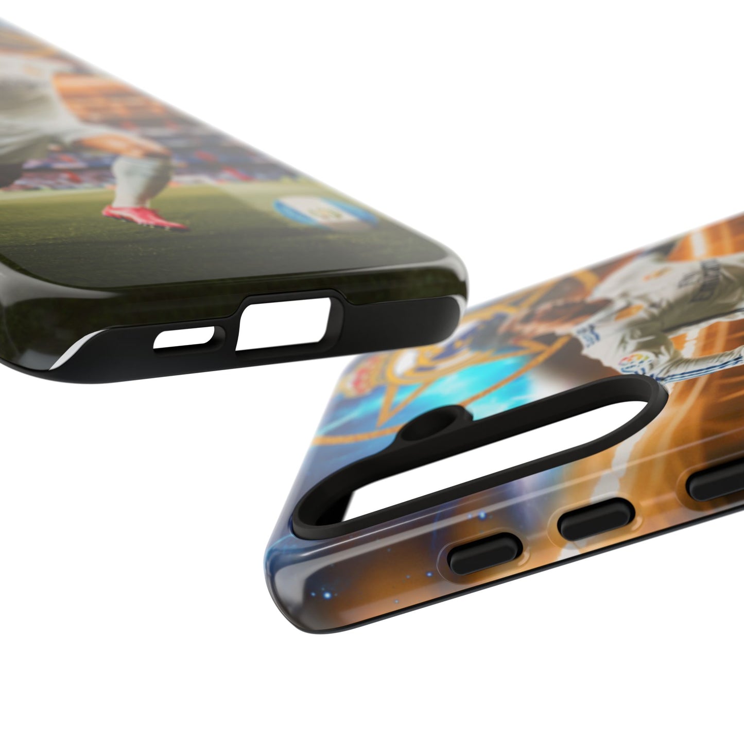 "Funda Oficial con Ronaldo y Real Madrid" "Pura Magia Blanca"