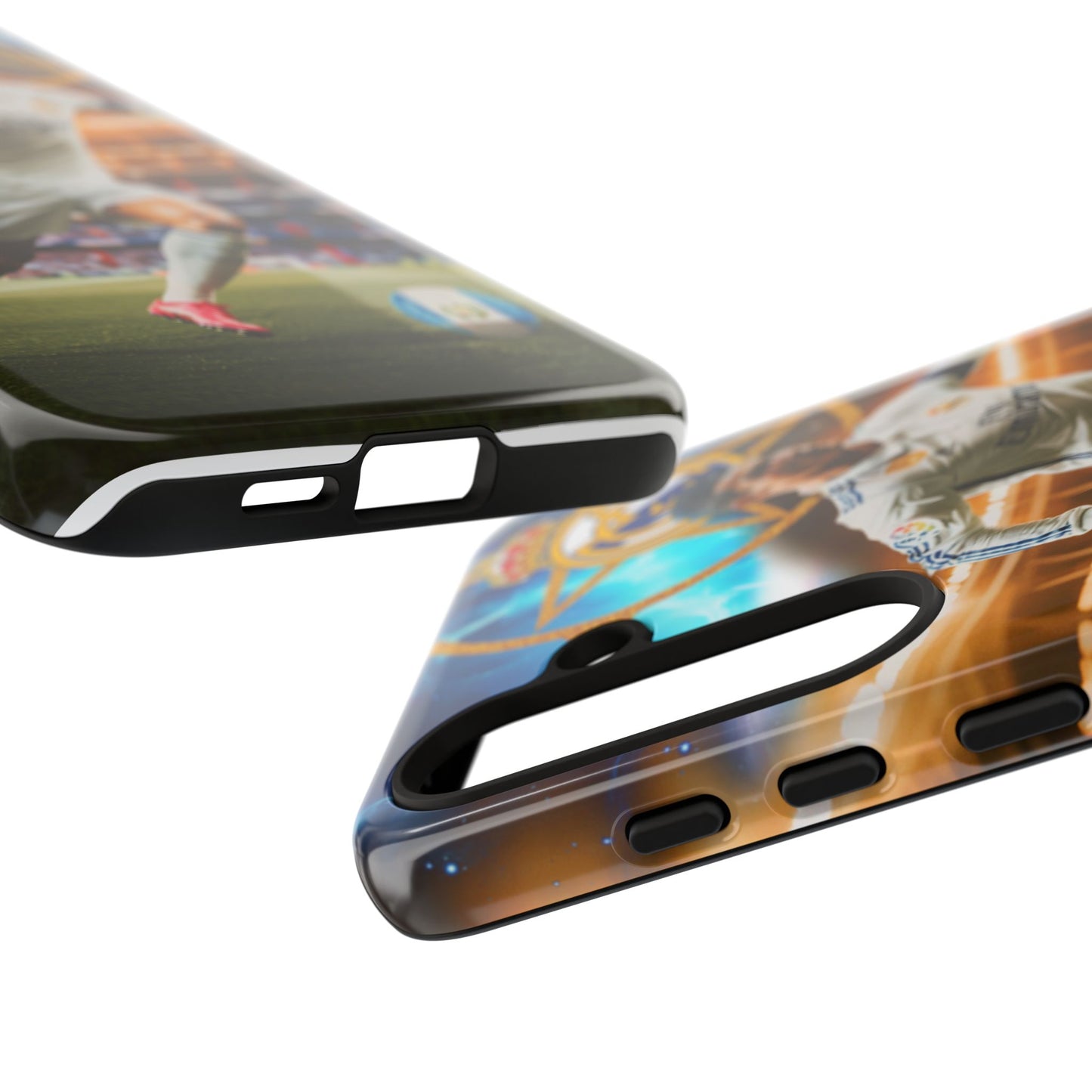 "Funda Oficial con Ronaldo y Real Madrid" "Pura Magia Blanca"