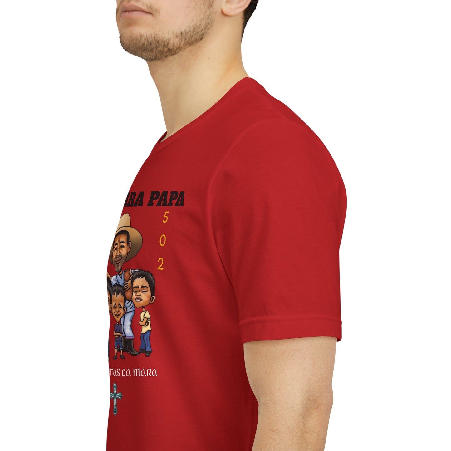 Playera Unisex “En Tu Cara Papa” con Arte Anime de Tío Chumilo y Su Equipo (XS–5XL)