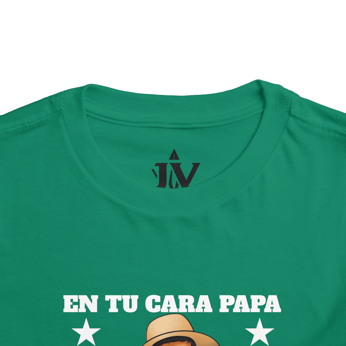 Toddler Short Sleeve Tee - Fun 'En Tu Cara Papa' Graphic T-Shirt, Kid's Birthday Gift, Playful Casual Wear, Summer Outing, Cute Family Tees