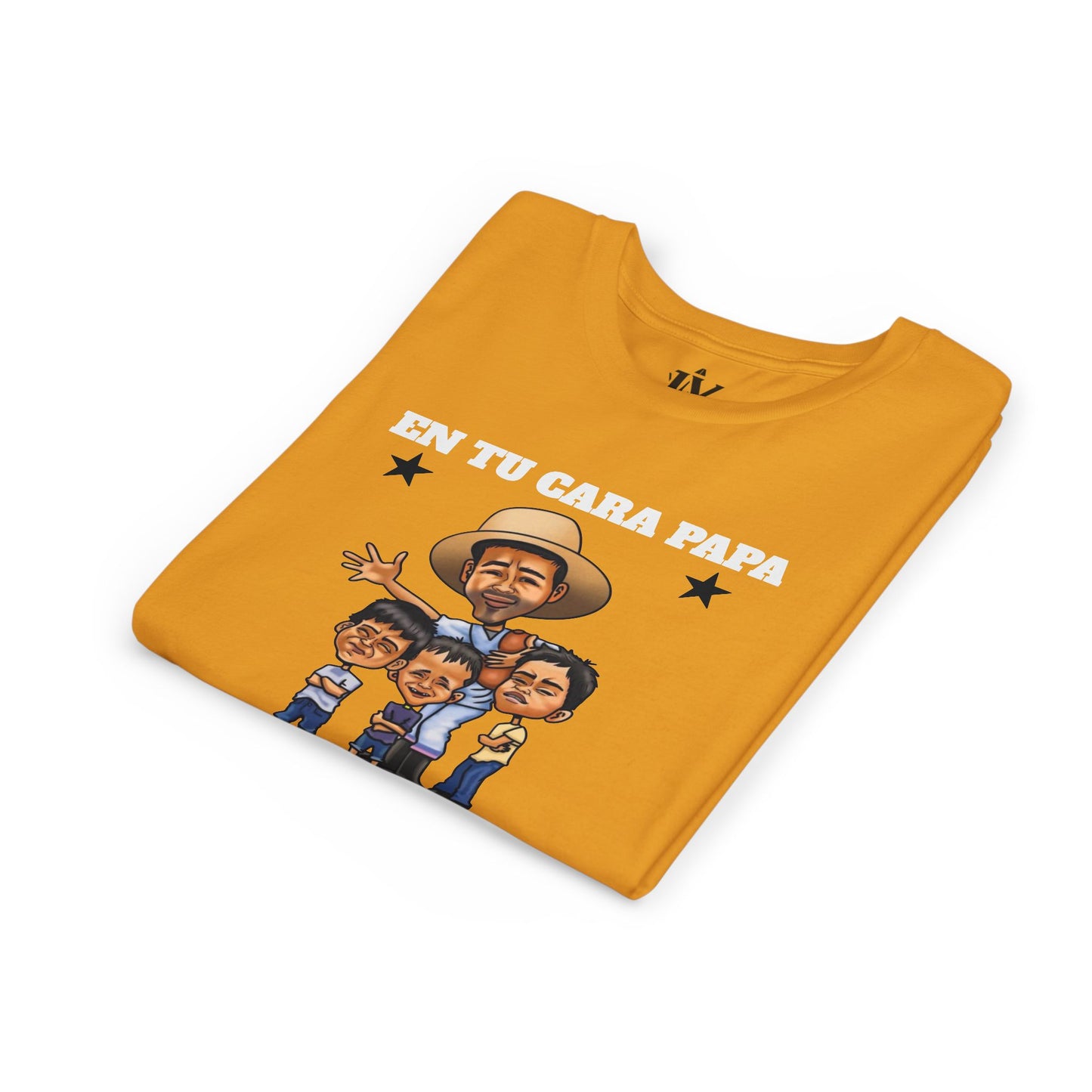 Playera juvenil. Edición Tío Chumilo – ¡En tu cara, papa! 👕 Disponible en tallas S a XL para Edades 6 a 14, unisex