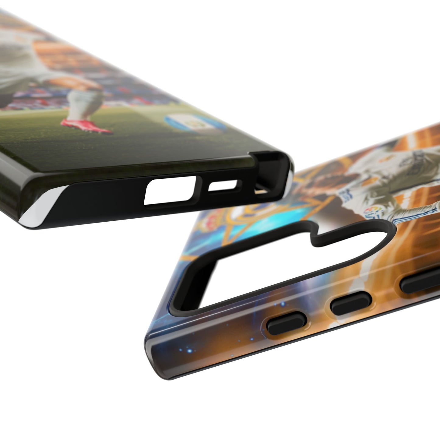 "Funda Oficial con Ronaldo y Real Madrid" "Pura Magia Blanca"