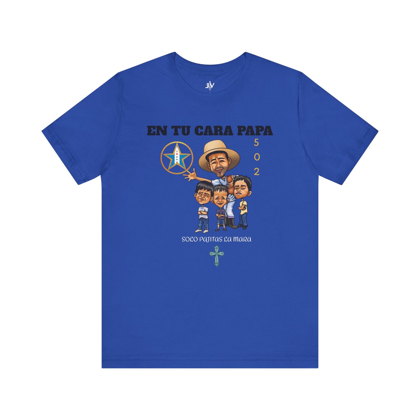 Playera Unisex “En Tu Cara Papa” con Arte Anime de Tío Chumilo y Su Equipo (XS–5XL)