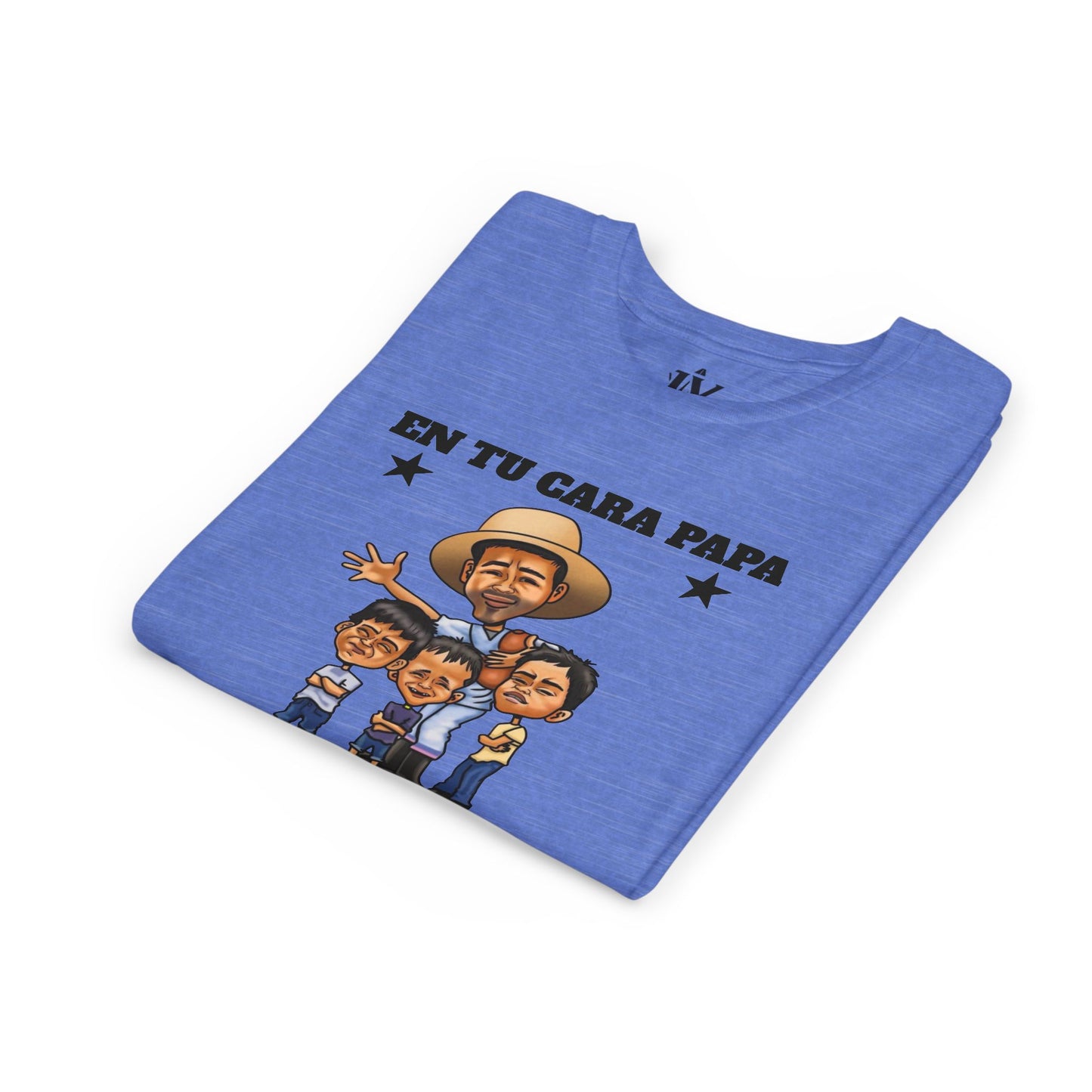 Playera juvenil. Edición Tío Chumilo – ¡En tu cara, papa! 👕 Disponible en tallas S a XL para Edades 6 a 14, unisex