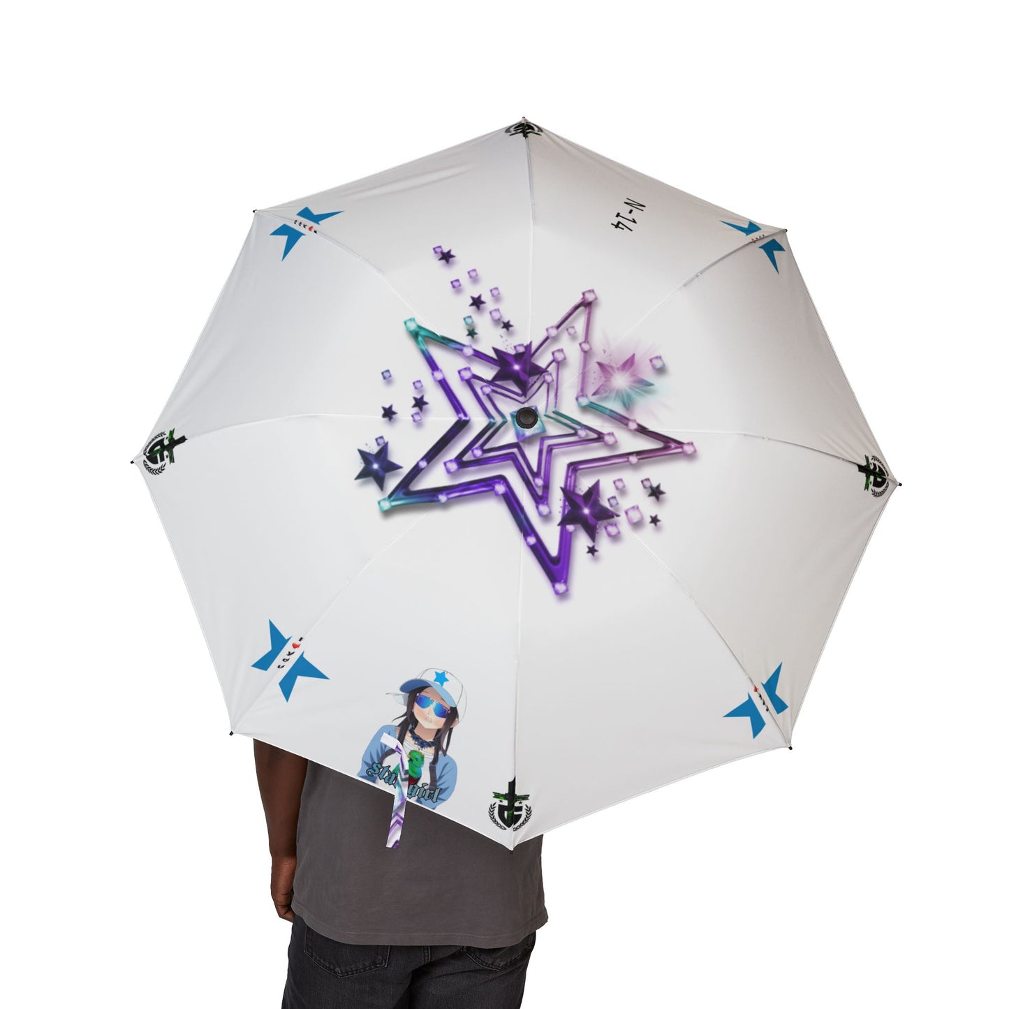 🌟Un Regalo Celestial Solo para-Ella" Bajo la Lluvia, Cubierta por las Estrellas"