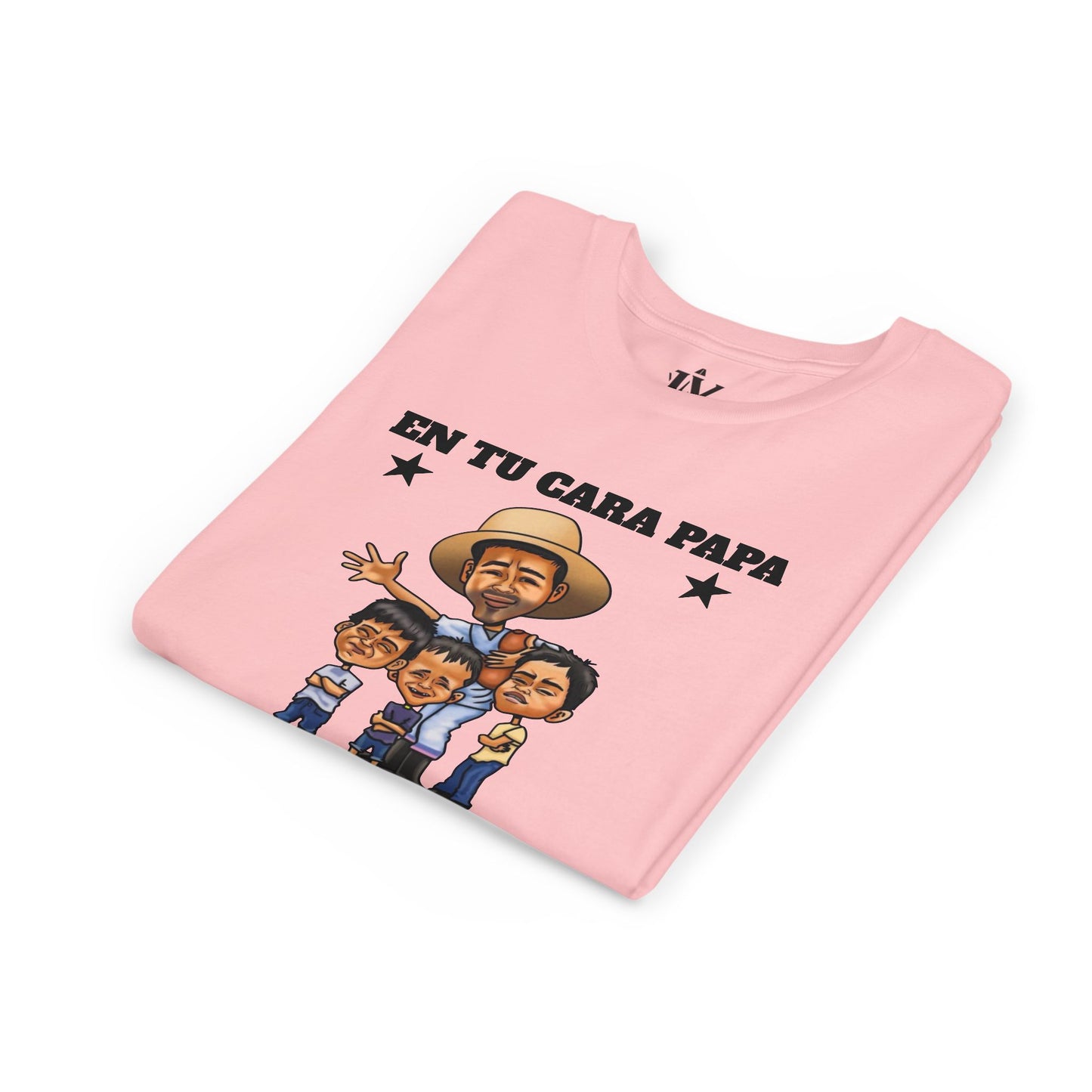 Playera juvenil. Edición Tío Chumilo – ¡En tu cara, papa! 👕 Disponible en tallas S a XL para Edades 6 a 14, unisex