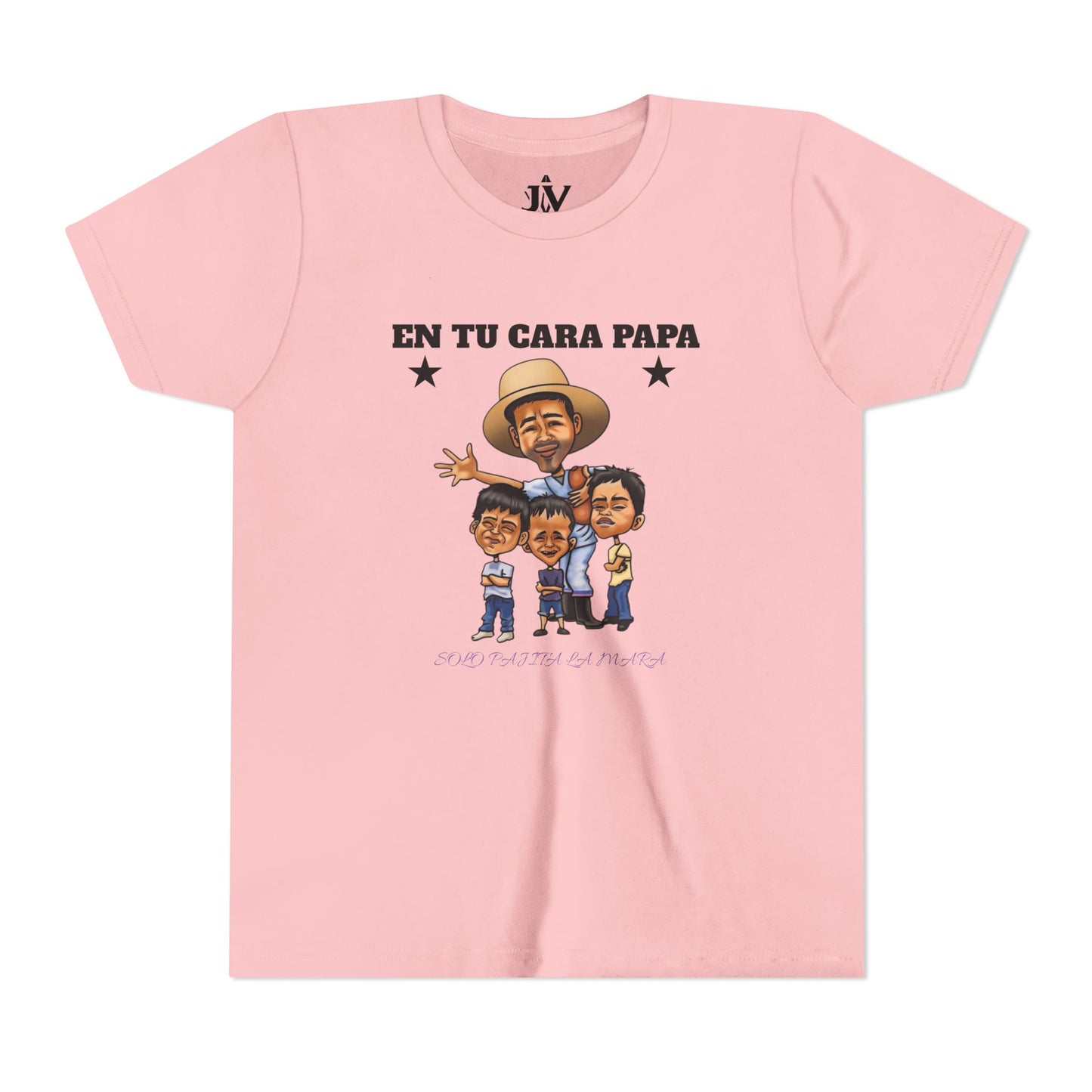 Playera juvenil. Edición Tío Chumilo – ¡En tu cara, papa! 👕 Disponible en tallas S a XL para Edades 6 a 14, unisex