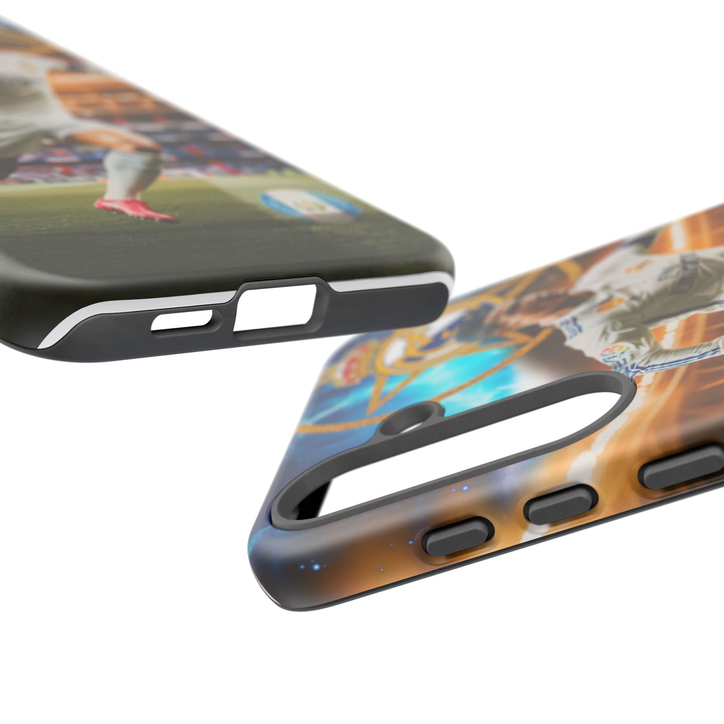 "Funda Oficial con Ronaldo y Real Madrid" "Pura Magia Blanca"