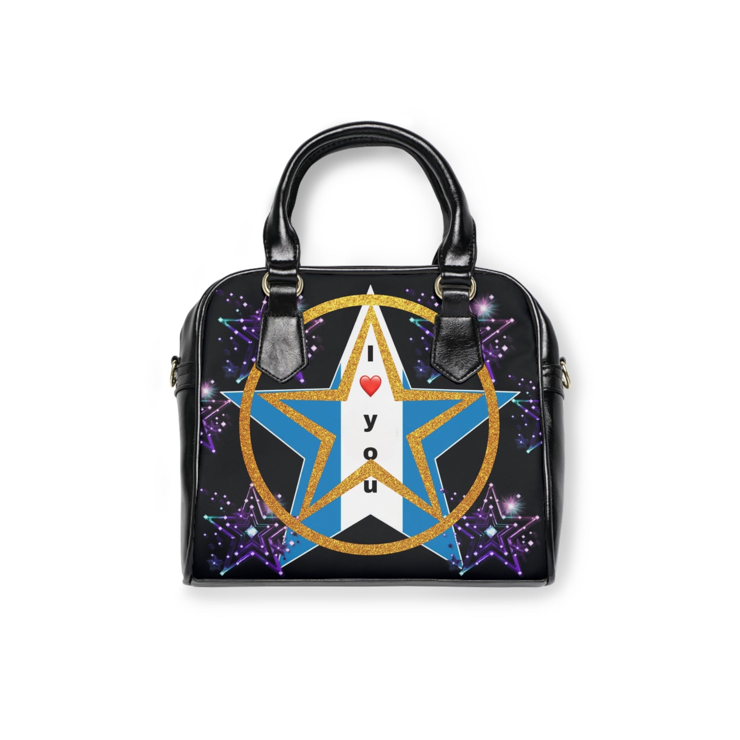 🌟🎒 Bolso Starry Love – Edición “Brilla Guatemala” Un homenaje a la luz interior de las mujeres guatemaltecas, con una estrella resplandeciente en azul y blanco que representa orgullo, sueños, raíces, y belleza cultural.