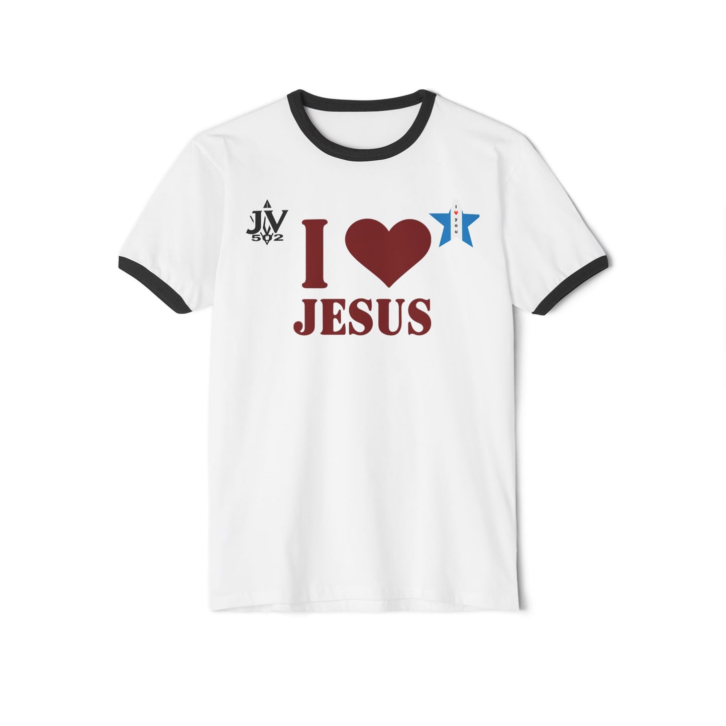 👕 Camiseta Unisex “Amo a Jesús” – Un Mensaje de Amor, Unidad Espiritual y Estilo para Vivir tu Fe en Familia y amigos