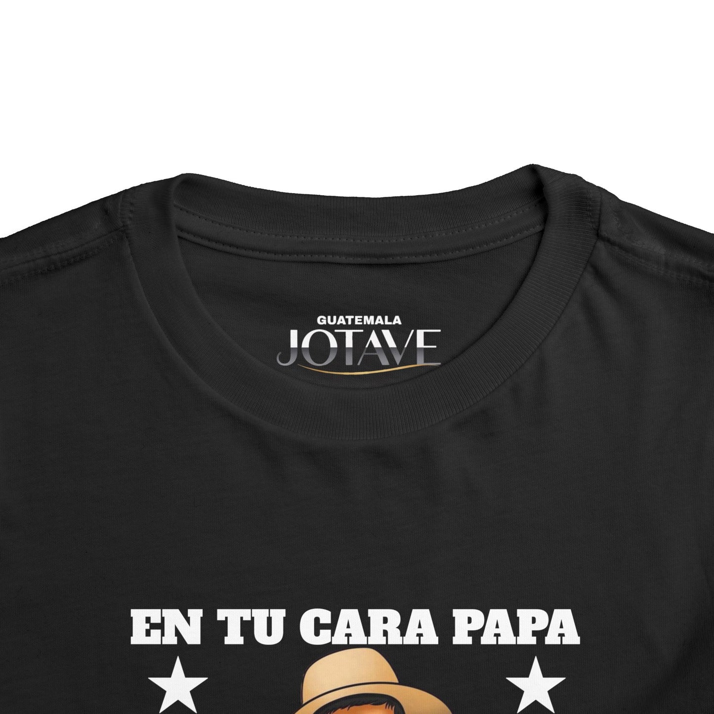 Toddler Short Sleeve Tee - Fun 'En Tu Cara Papa' Graphic T-Shirt, Kid's Birthday Gift, Playful Casual Wear, Summer Outing, Cute Family Tees
